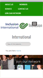 Mobile Screenshot of inclusion-international.org